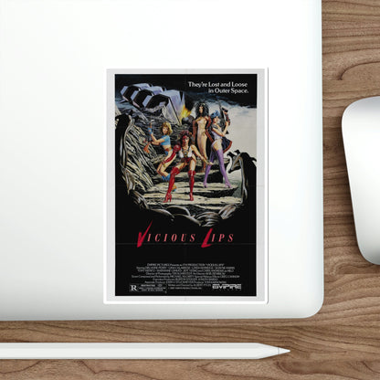 Vicious Lips 1987 Movie Poster STICKER Vinyl Die-Cut Decal-The Sticker Space