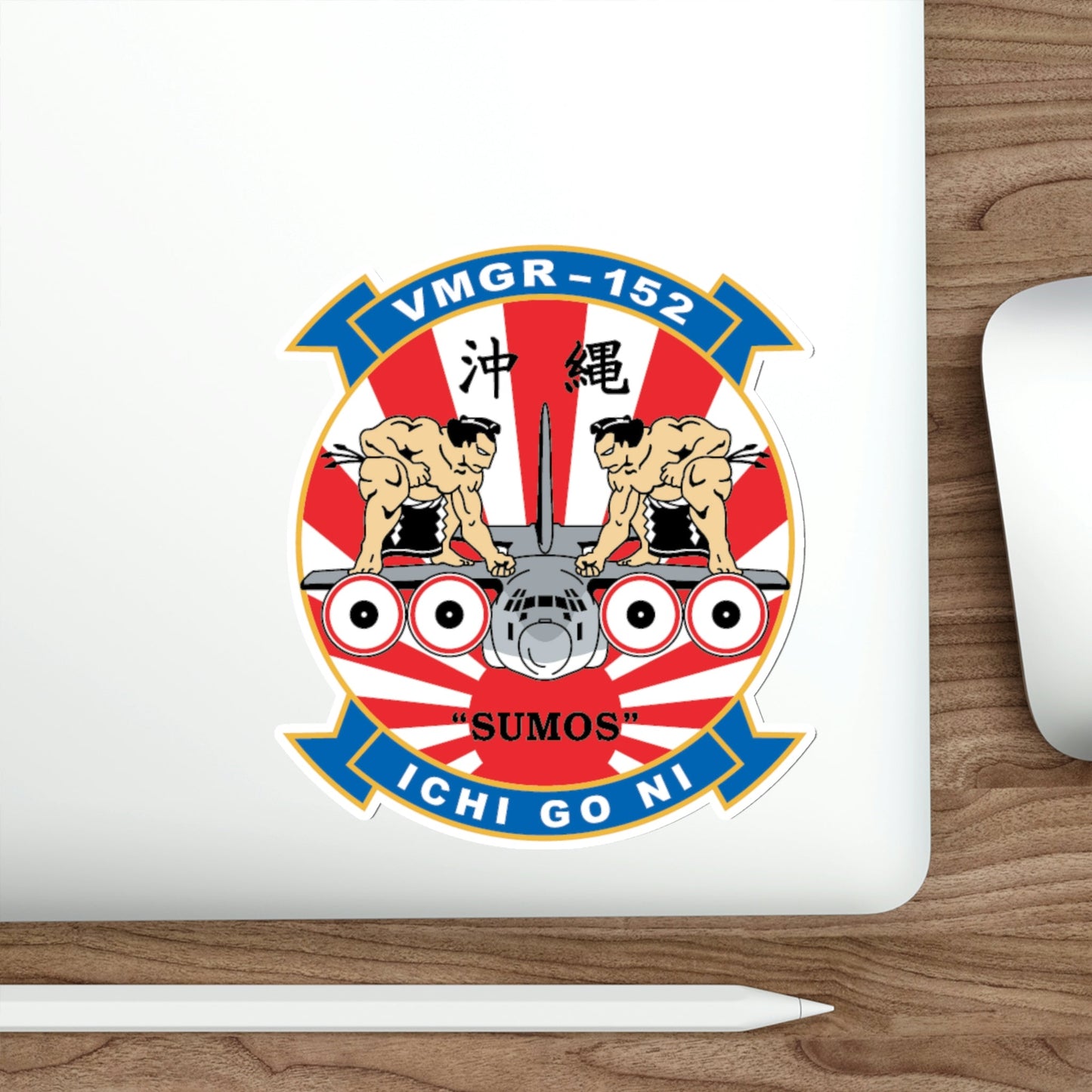 VMGR 152 Sumos (USMC) STICKER Vinyl Die-Cut Decal-The Sticker Space