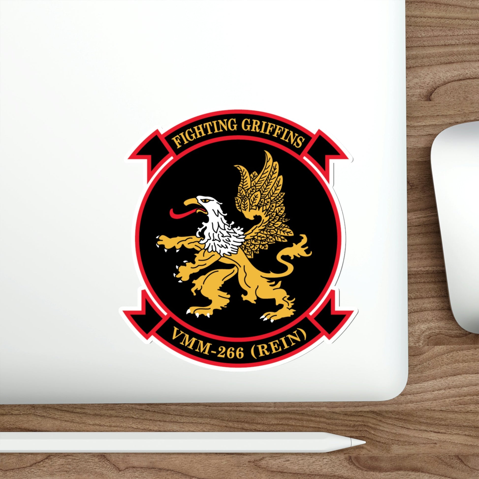 VMM 266 REIN Fighting Griffins (USMC) STICKER Vinyl Die-Cut Decal-The Sticker Space