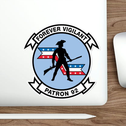 VP 92 Forever Vigilant Patron 92 (U.S. Navy) STICKER Vinyl Die-Cut Decal-The Sticker Space