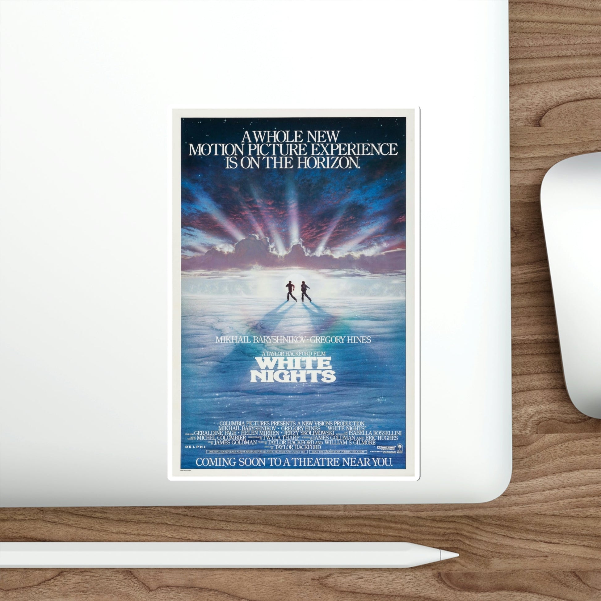 White Nights 1985 Movie Poster STICKER Vinyl Die-Cut Decal-The Sticker Space