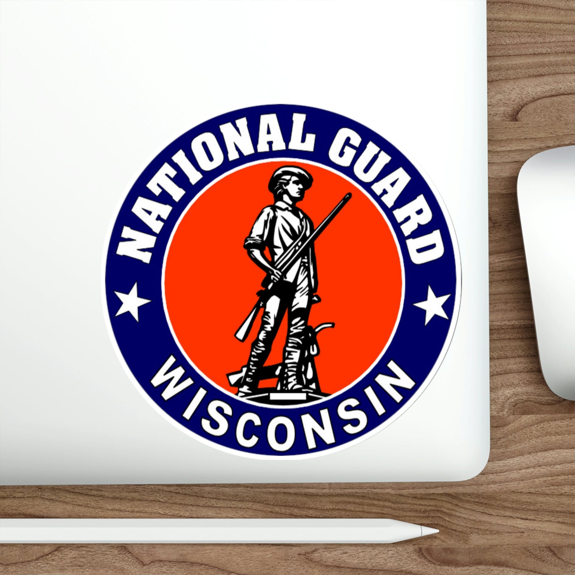 Wisconsin National Guard STICKER Vinyl Die-Cut Decal-The Sticker Space