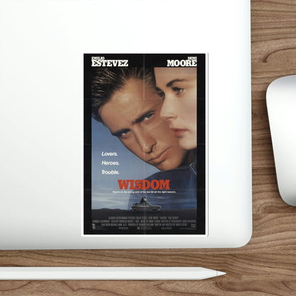 Wisdom 1986 Movie Poster STICKER Vinyl Die-Cut Decal-The Sticker Space