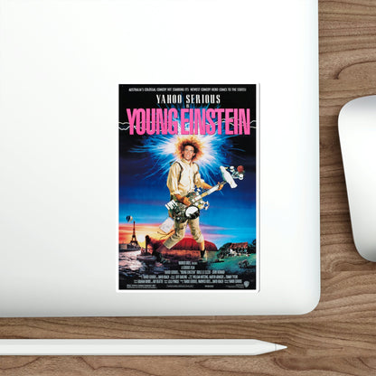 Young Einstein 1989 Movie Poster STICKER Vinyl Die-Cut Decal-The Sticker Space