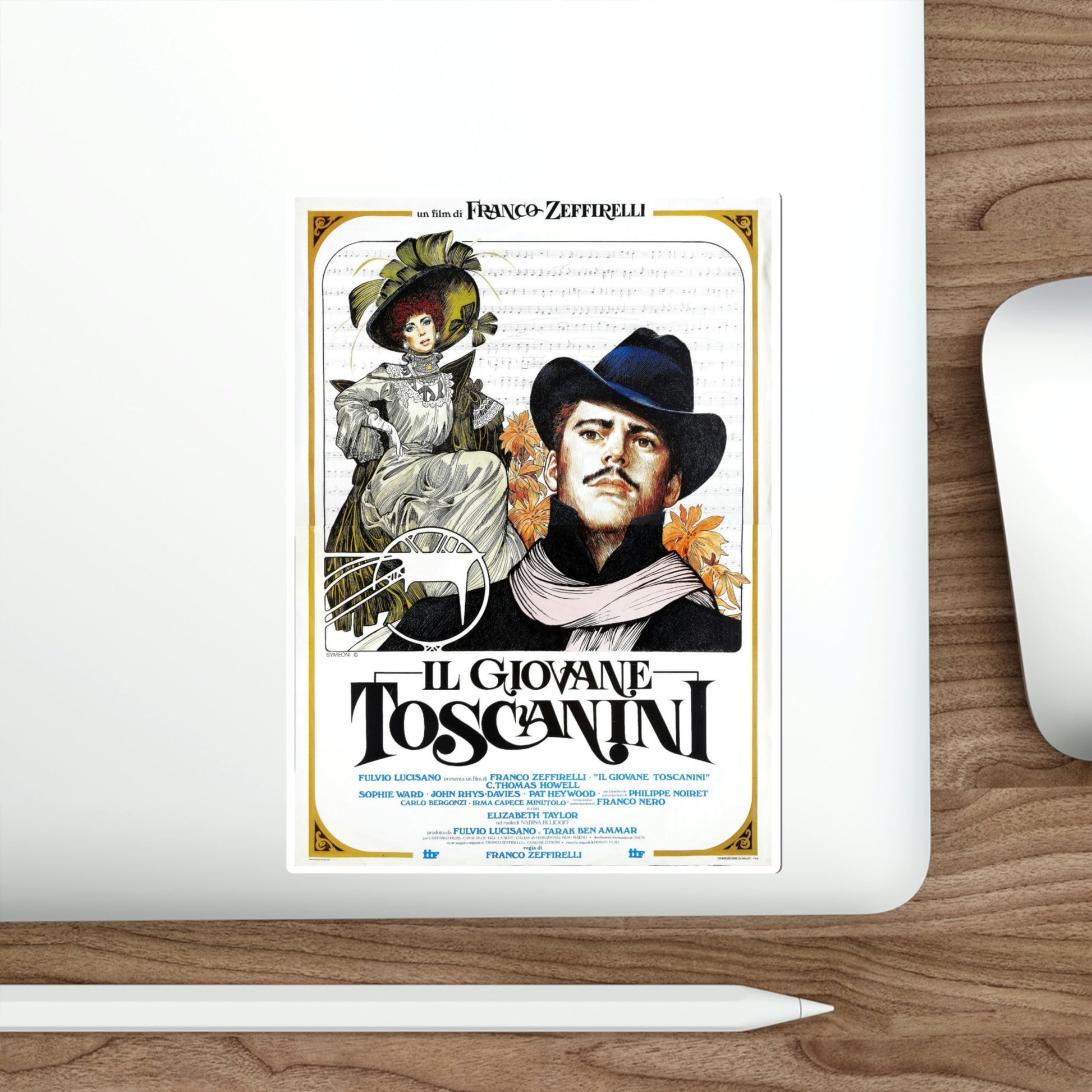 Young Toscanini 1988 Movie Poster STICKER Vinyl Die-Cut Decal-The Sticker Space