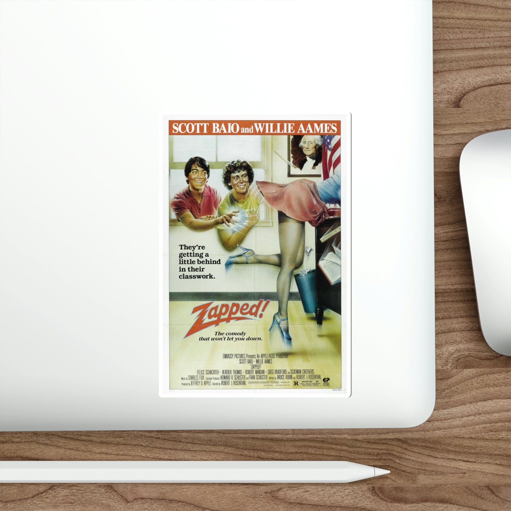 Zapped! 1982 Movie Poster STICKER Vinyl Die-Cut Decal-The Sticker Space